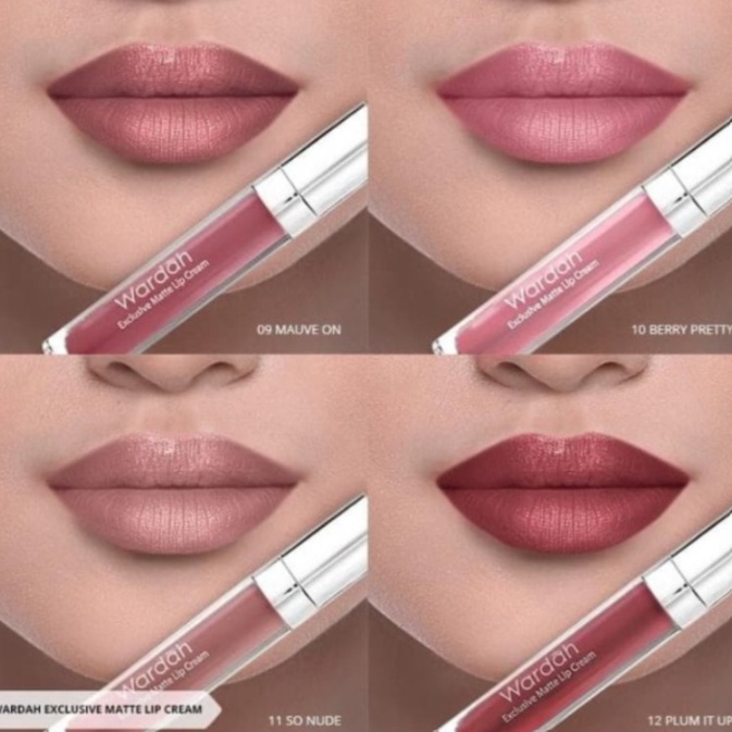 WARDAH Lip Cream Exclusive Matte - Lip krim Lipstick Cair BPOM