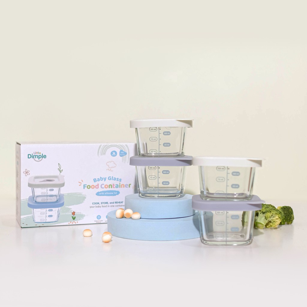 Tempat Penyimpanan Makanan Bayi Little Dimple Mini Food Container MFC-822