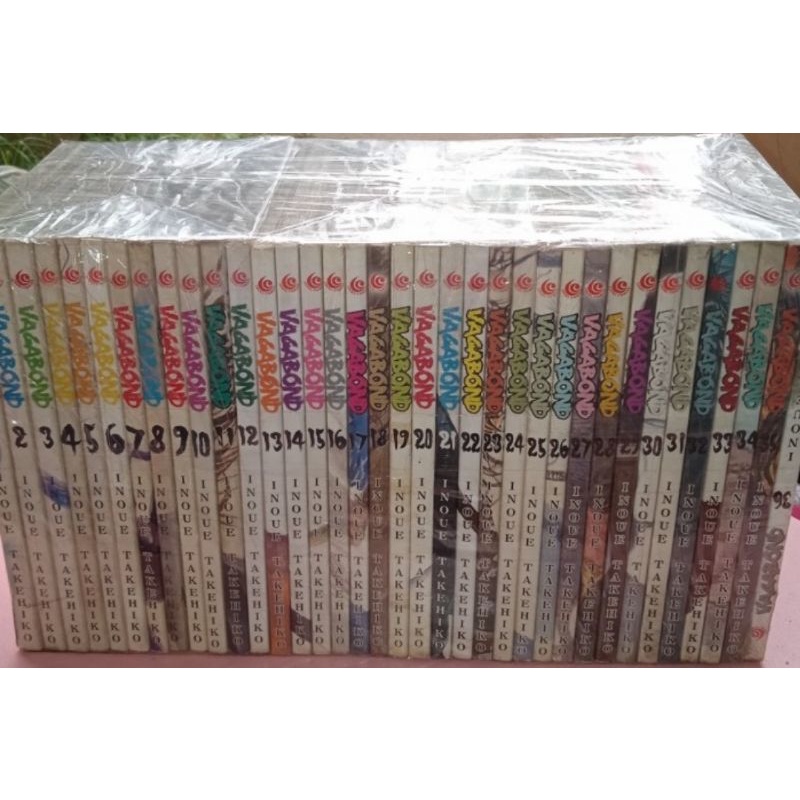 Komik Vagabond set 1-37 lengkap kolpri 95% ori