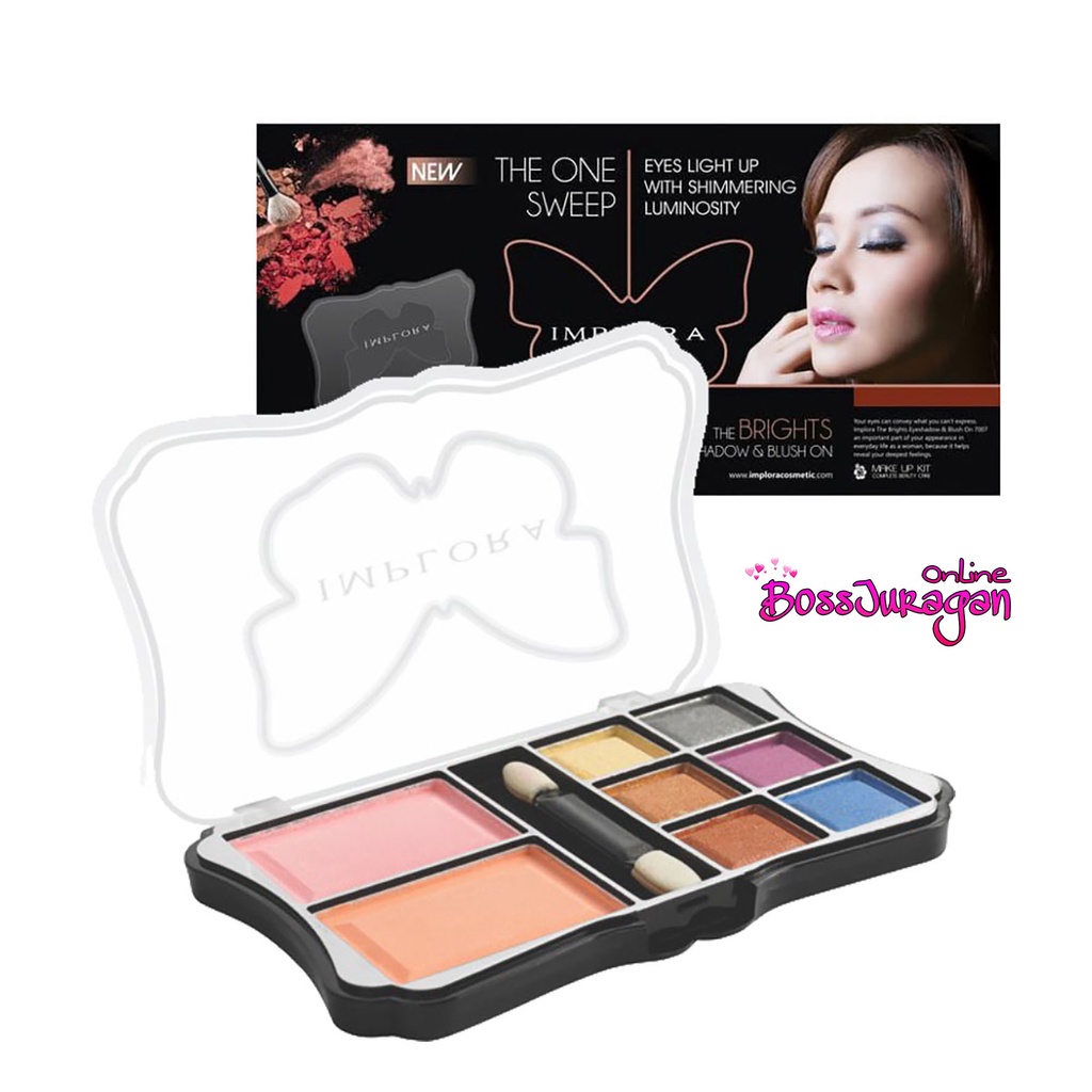 (BOSS) (7007) Eyeshadow &amp; Blush On Kupu-Kupu Implora