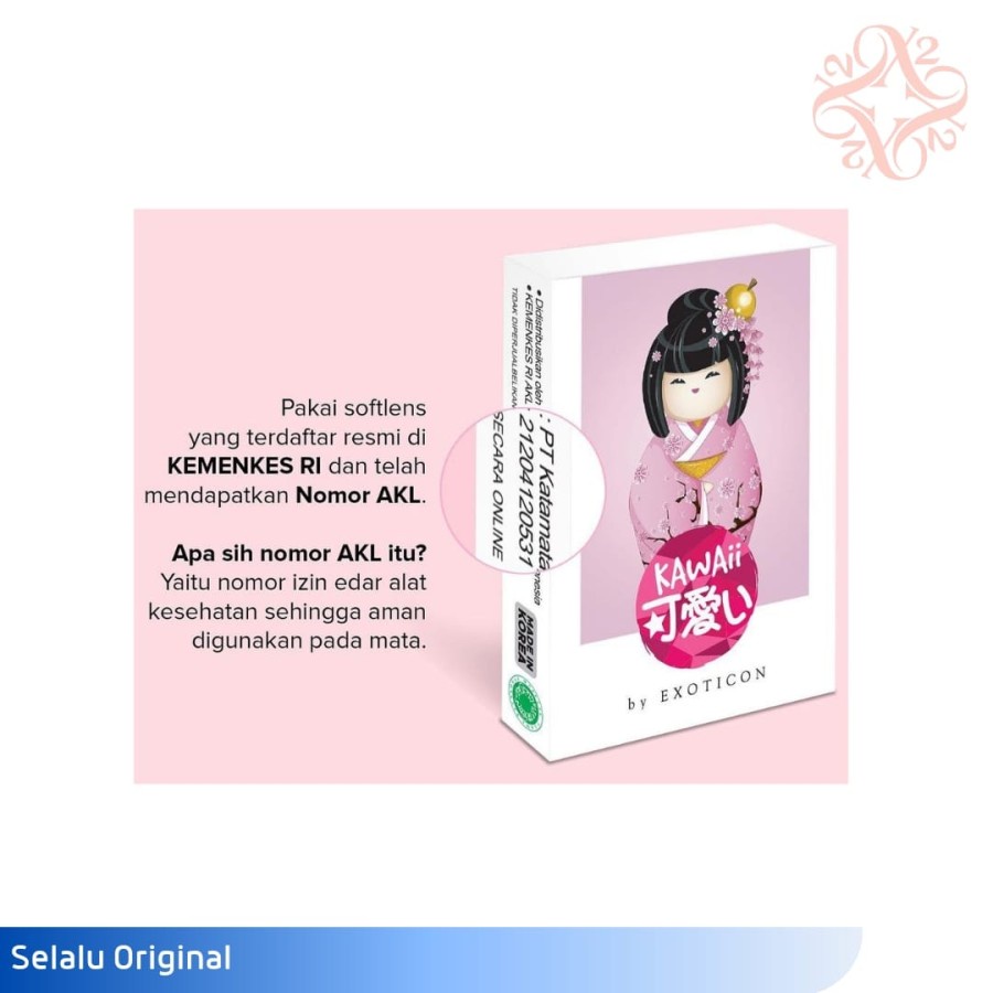 SOFTLENS WARNA X2 KAWAII TERBARU