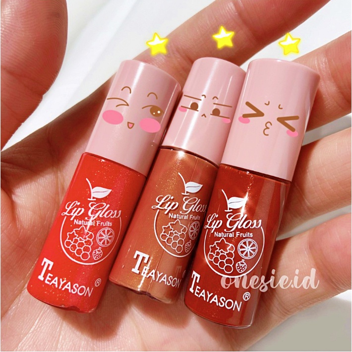 Teayason Lip Glow Glitter Lipstik Liquid Cair Lipstick 10 Warna Waterproof XX002