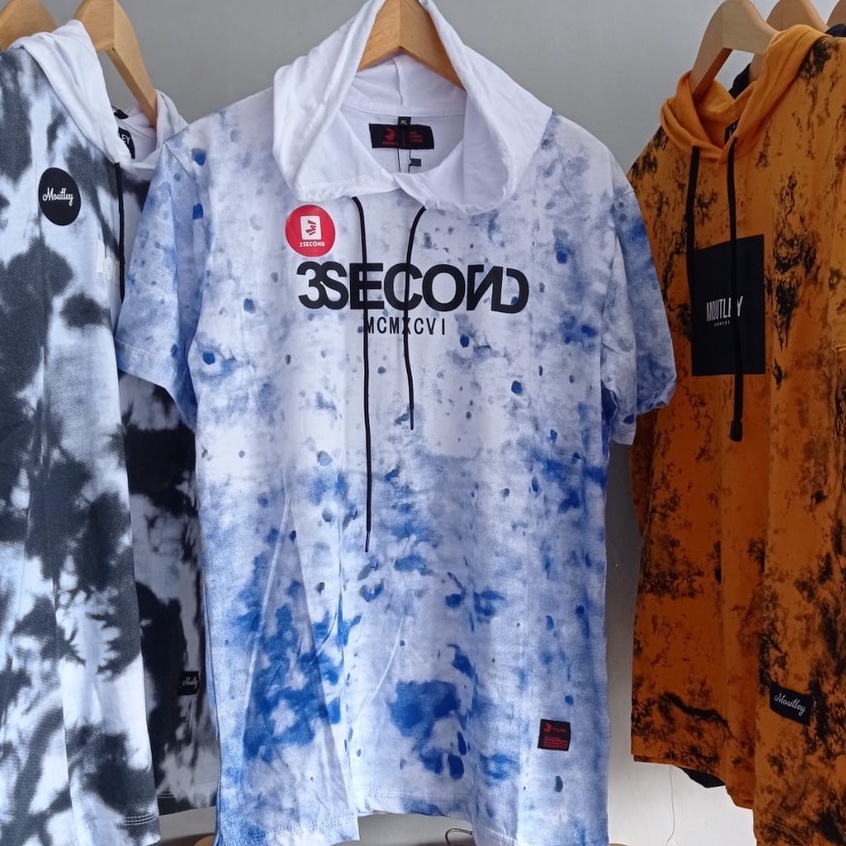 Kaos Hoodie Tees Distro Pria 3second Threesecond Three Second Thresecond Treesecond 3scond 3sco Full