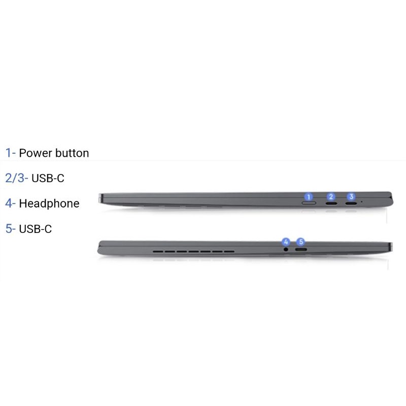 Chuwi Freebook Laptop 2022 N5100 13.5&quot; 12/512GB Yoga 360° Windows 11