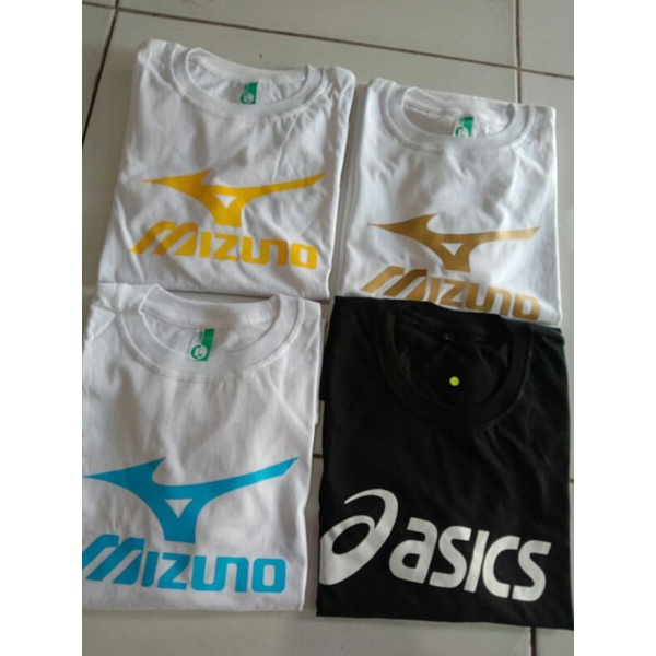 Kaos Voli Logo Mizuno Kaos Santai jersey voli