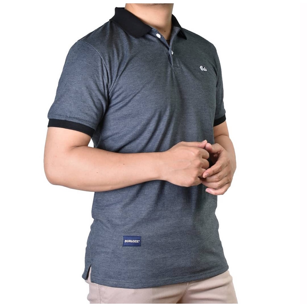 Burlois Store Kaos Kerah Pria Gerimis Polo Shirt Gerimis Premium Original