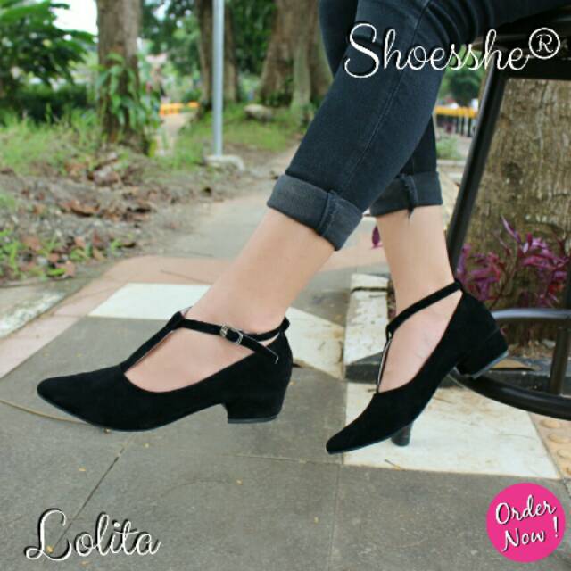 SISUSTORE Fsb - Sepatu Heels Simple Tali Wanita (Lolita)