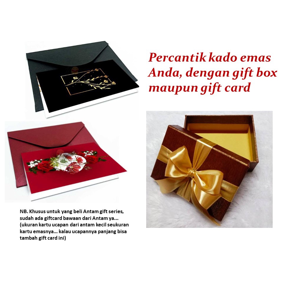 Gift Card Kartu Ucapan Amplop Cantik Gift Box (Hanya untuk yang beli LM ya... Tidak Dijual Terpisah)