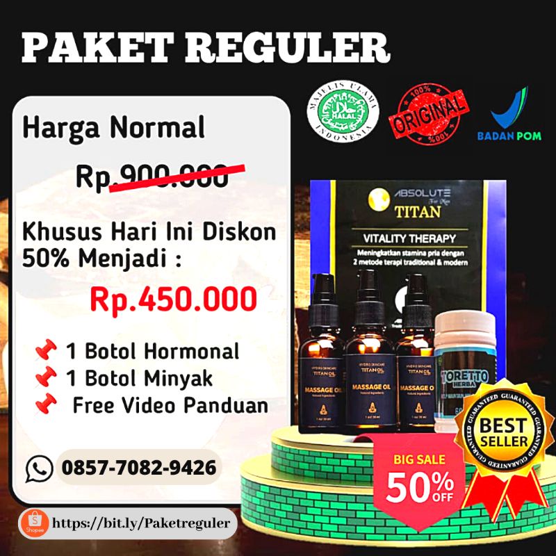 ABSOLUT Absolute Absolut Titan For Men O*bat K*uat Sta*mina Pri*a Ampuh Terpercaya Terbaik PAKET SUL