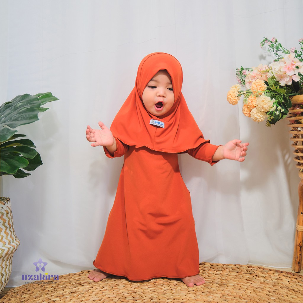 GAMIS BAYI KIA by DZAKIRA 0-2Thn TARACOTTA