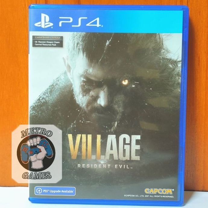 Resident Evil Village PS4 Kaset RE 8 Vilage Residen Playstation PS 4 5 Biohazard RE8 CD BD Game Games Ps4 Ps5 Region 3 Asia Reg 3 residenevils 1 2 3 4 5 6 7 remake