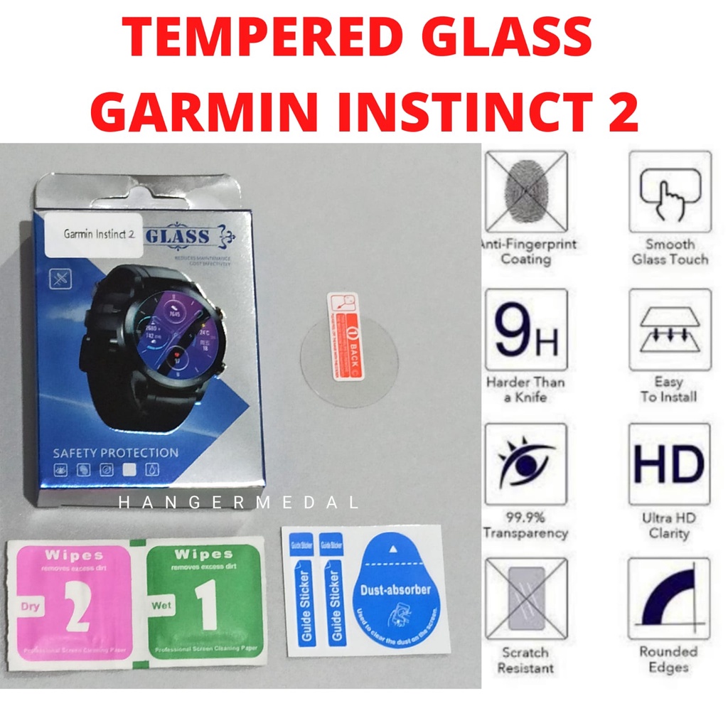 Tempered Glass Garmin Instinct 2 pelindung layar screen protector