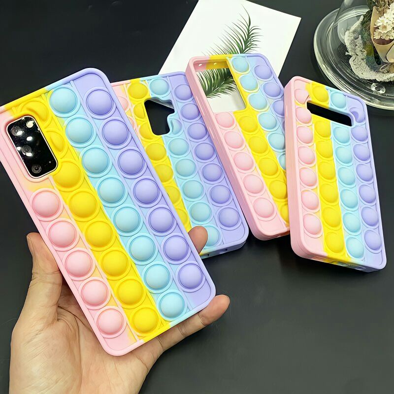 OPPO Pop It Push Bubble Phone Case Oppo Reno 5 4 4F 3 A55 A54 A53 A52 A72 A92 A5 A9 A8 A3 A5S 2020