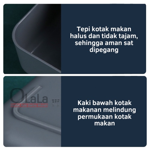 Bento Box Kotak Penyimpanan Makanan Bekal Lunch Box Kayu CH-4263