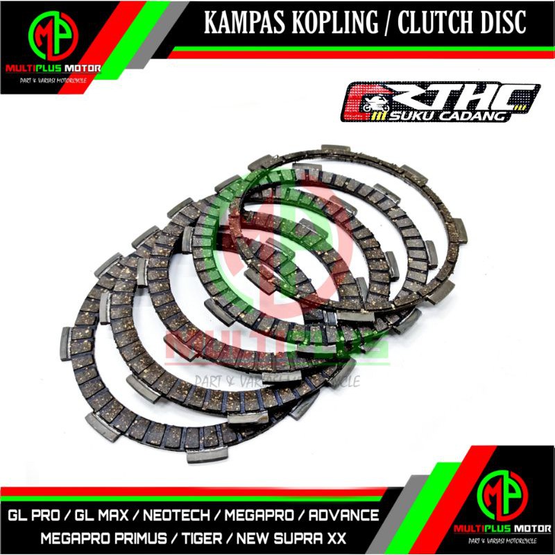 Kampas kopling Plat kopling honda GL NEOTECH,GL PRO NEOTECH,GL MAX NEOTECH,NEOTECH SERIES