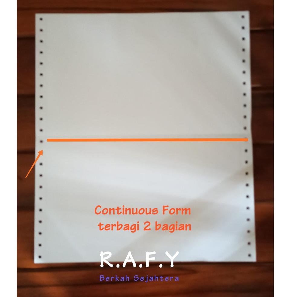 

Jaman Now.. Kertas Komputer Continous Form Surat Jalan, Faktur, Invoice 9.5 X 11/2 (PRS) - 1Ply - Isi 200 Lembar atau untuk 400 transaksi 81