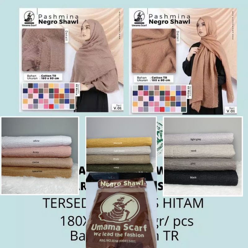 Pashmina umama kusut crinkle import pasmina negro rawis kusut surabaya sidoarjo jatim