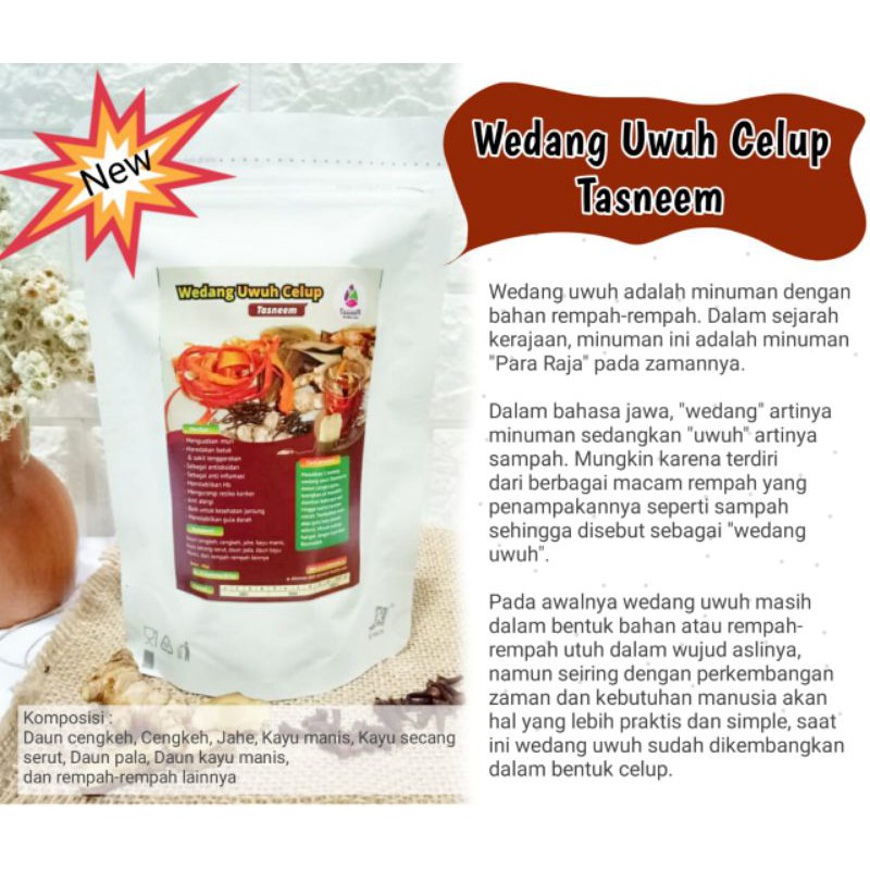 

Wedang uwuh celup tasneem/rempah/teh celup