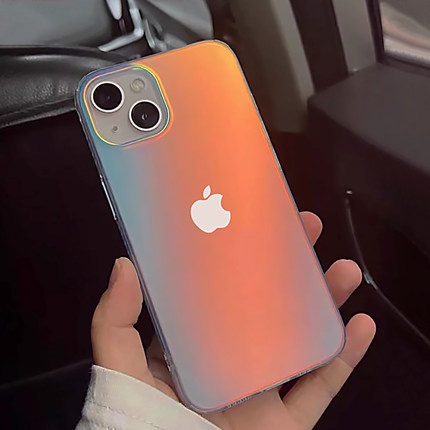 Hologram Holo Matte Shiny Color Changing Case iPhone X XR XS 11 12 13 PRO MAX 7 8 Plus