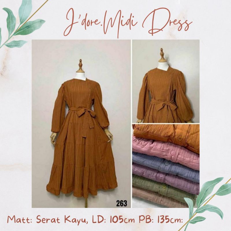 JADORE MIDI DRESS KANCING