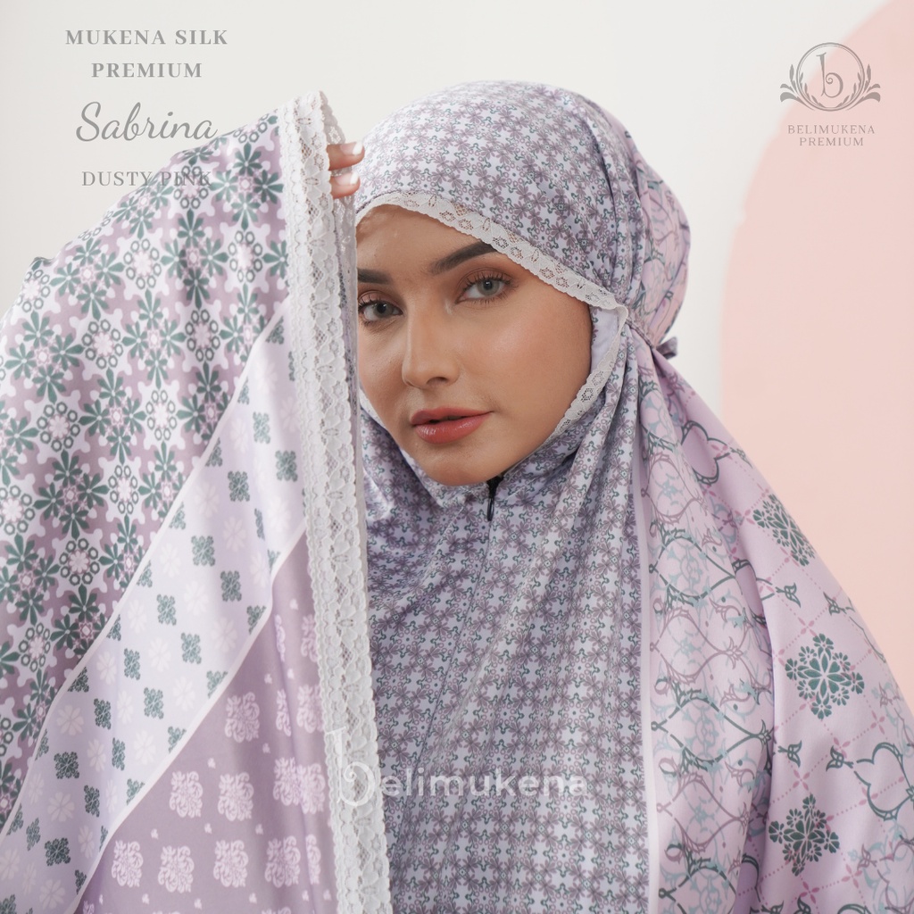 Mukena Silk Premium 2in1 Sabrina Set Sajadah