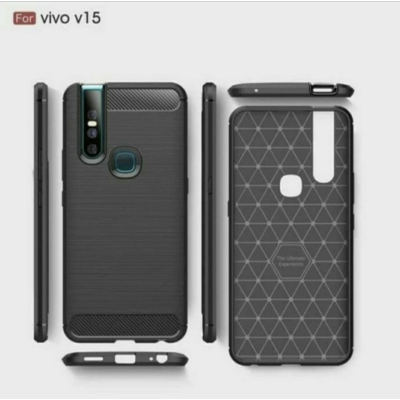 Vivo V15 V15 Pro soft case silikon carbon