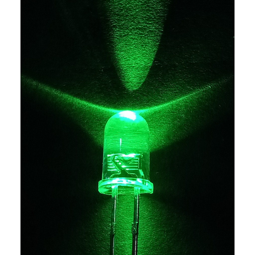 Led 5mm Putih Nyala Hijau