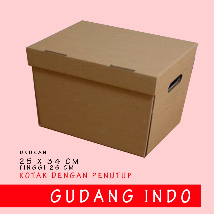 

kotak serbaguna KOTAKpappis KARDUS PENYIMPANAN / tempat kertas A4 ada tutup nya