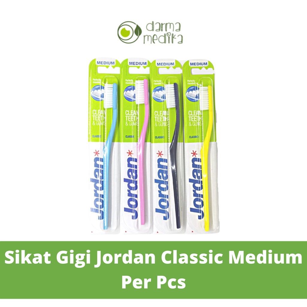 Sikat Gigi Jordan Classic MEDIUM Satuan