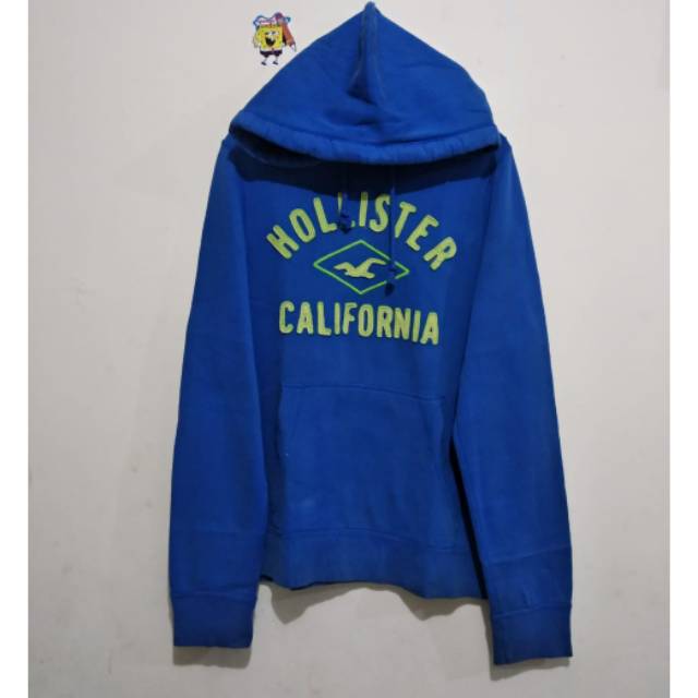 hollister blue sweatshirt