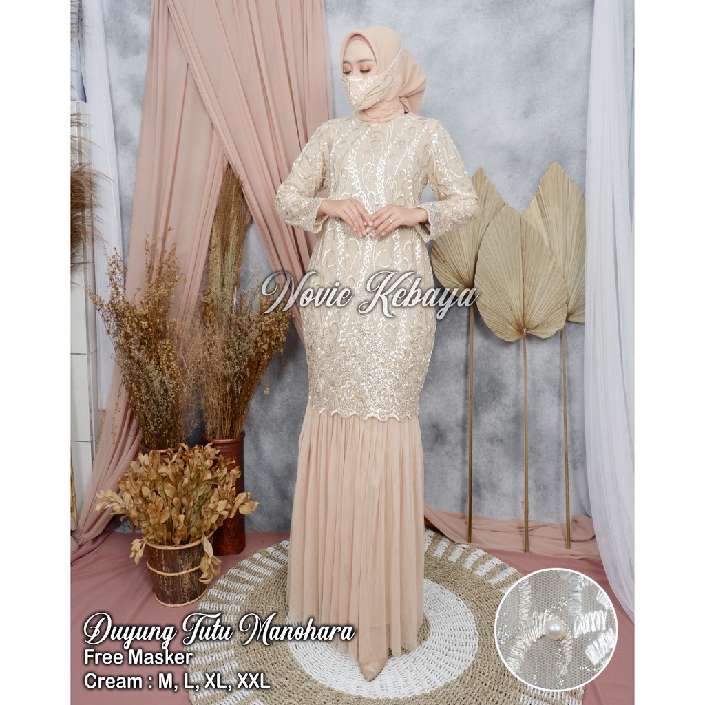 TERBARU GAMIS TULLE MARMAID MANOHARA  / GAMIS PESTA TERBARU