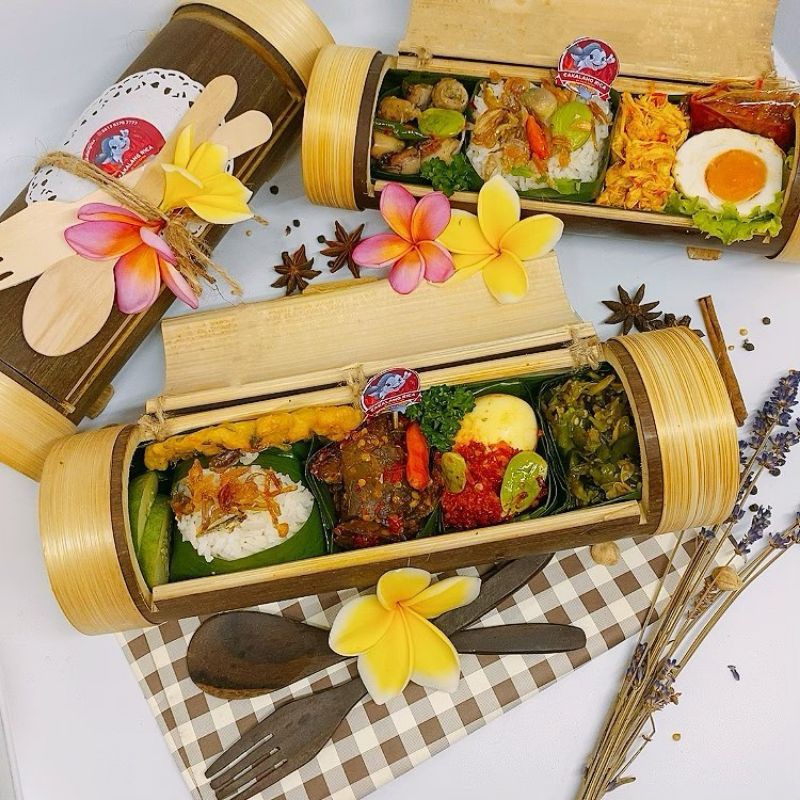 

Hampers Nasi bambu