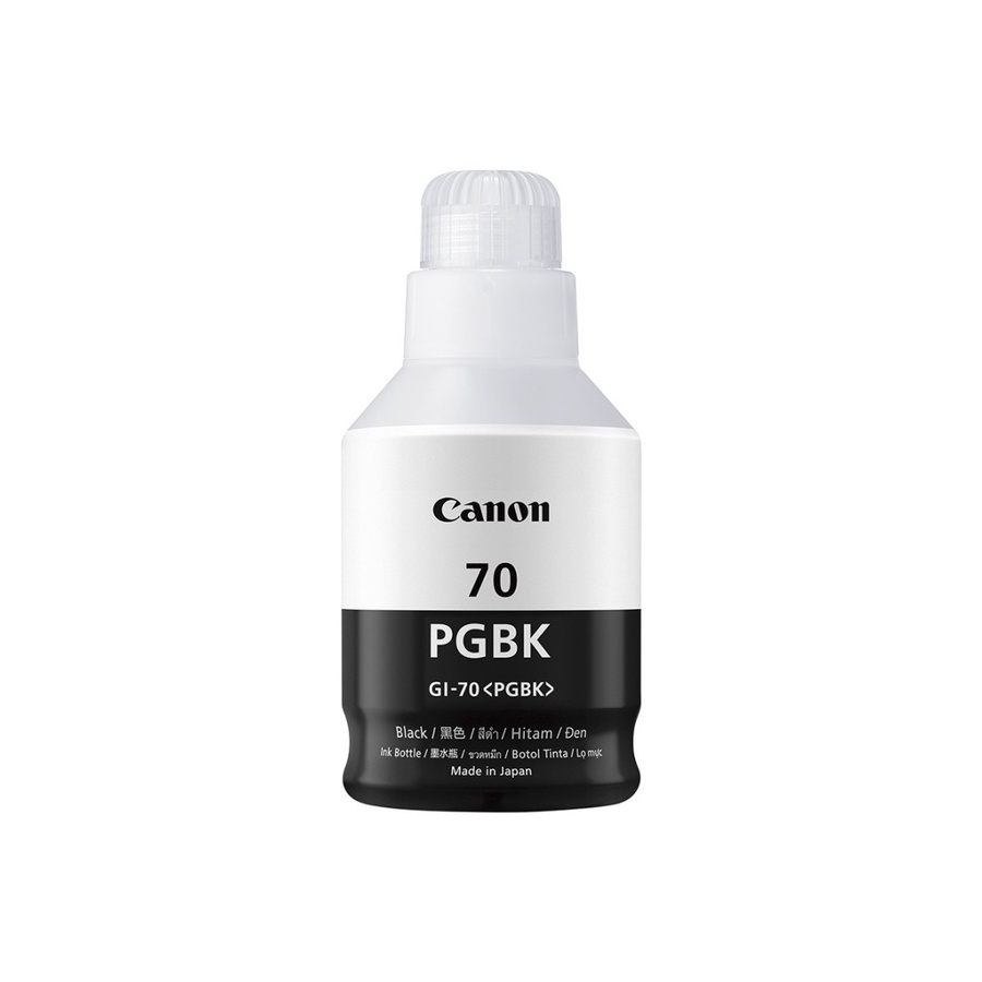 TINTA CANON GI-70 BLACK BOTTLES / TINTA CANON GI70 HITAM BOTOL ORIGINAL - RESMI