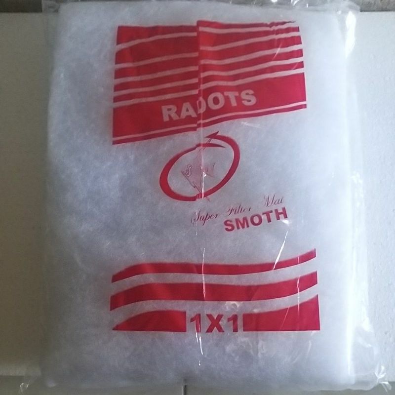 Kapas filter aquarium 1x1 meter. Busa Filter aquarium