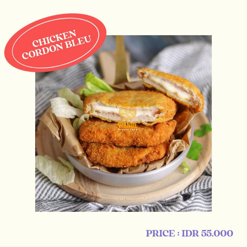 

Chicken Cordon Bleu / Ayam Keju Blue isi 3