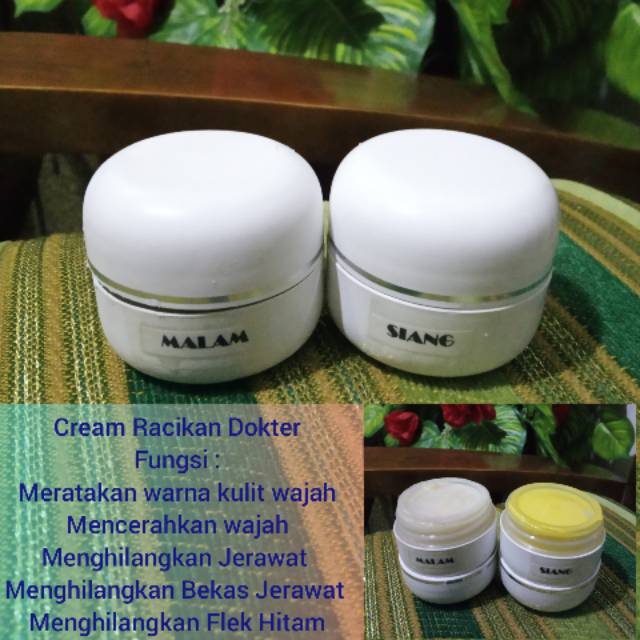 Cream / Krim Siang dan Malam Glowing Racikan Dokter "HAWA"