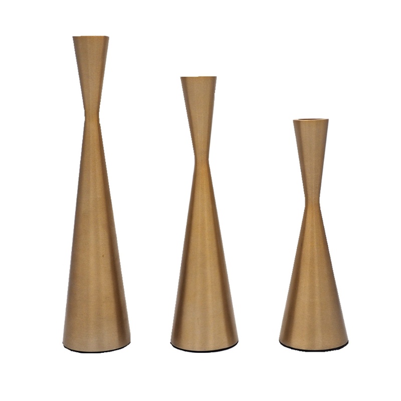 Zzz Classical Candlestick Hollow Besi Candlestick Holder Stand Pesta Pernikahan