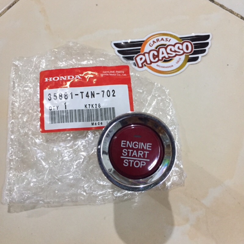 Jual Saklar Tombol Engine Start Stop Honda Jazz Rs Original Shopee Indonesia