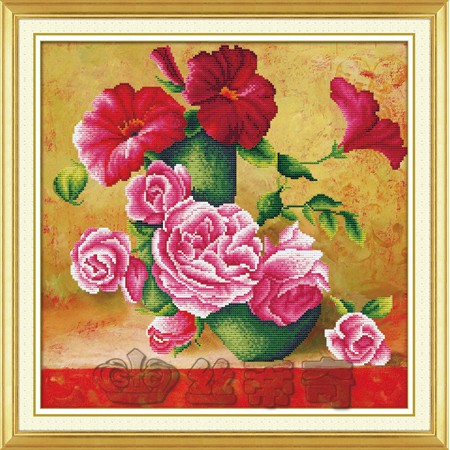 Paket Diamond Painting DOME 170045 Bunga Flower Rose Mawar Sepatu