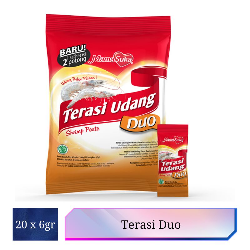 

Terasi Udang Duo Mamasuka 20x6g