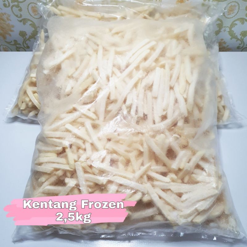 KENTANG FROZEN 2,5kg/ FRENCH FRIES / KENTANG BEKU / FROZEN FOOD MALANG