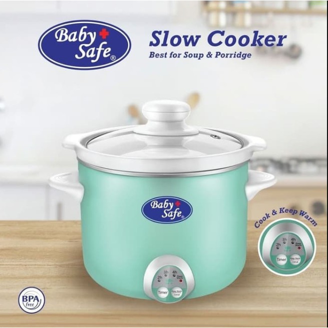 Baby Safe Slow Cooker 1,2 Liter - LB07M / Alat Pengolah MPASI