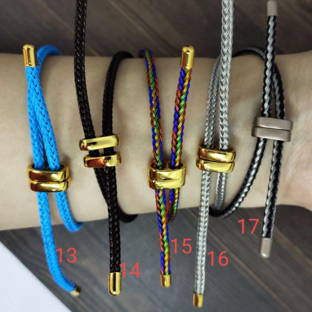 FIFI FASHION Gelang tangan wanita  Korea Mode Kreatif  Tali kawat Gold Disesuaikan (1-17) 12#-15