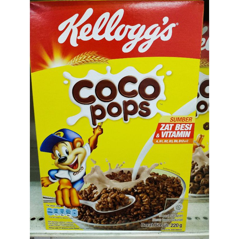 

KELLOGGS Coco Pops 170gr / Sereal Coklat