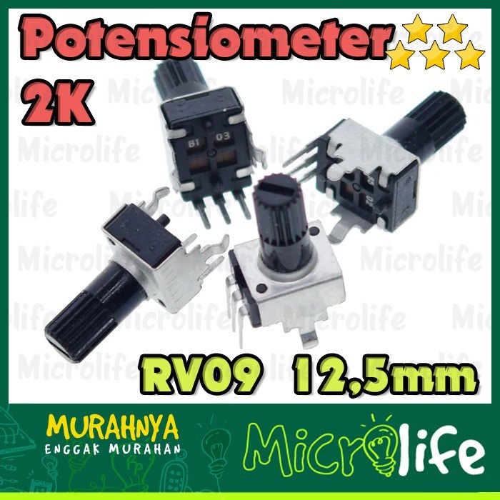 Potensio 2K RV09 Potensiometer 12.5mm