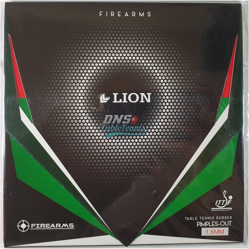 Lion Firearms - Rubber Karet Pingpong Bet Tenis Meja Bintik Serang Pendek