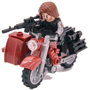 Promo  Decool 7008 7013 Super Hero Motorcycle