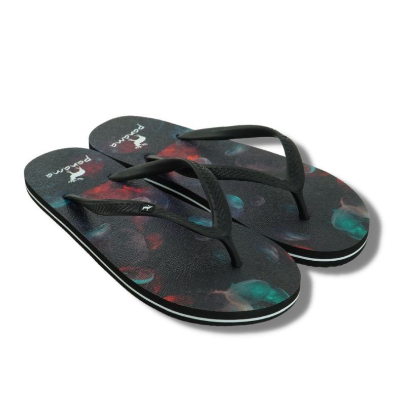 Sandal Panama OCEAN - OW 03/Sandal Jepit Wanita - sandal karet wanita Black