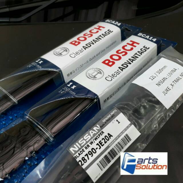 Paket Wiper Frameless Depan Belakang Nissan Livina - XGear - Grand Livina