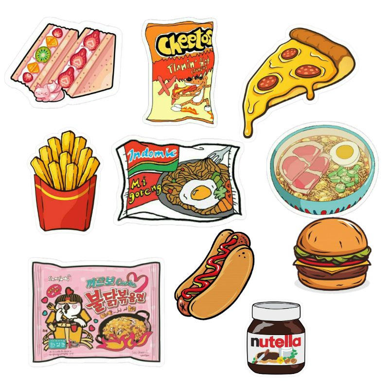 

INDOMIE STIKER TUMBLR / STICKER PACK / STIKER HP - STIKER LAPTOP / STICKER